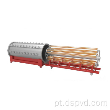 Máquina de revestimento PVD de tubo de aço inoxidável